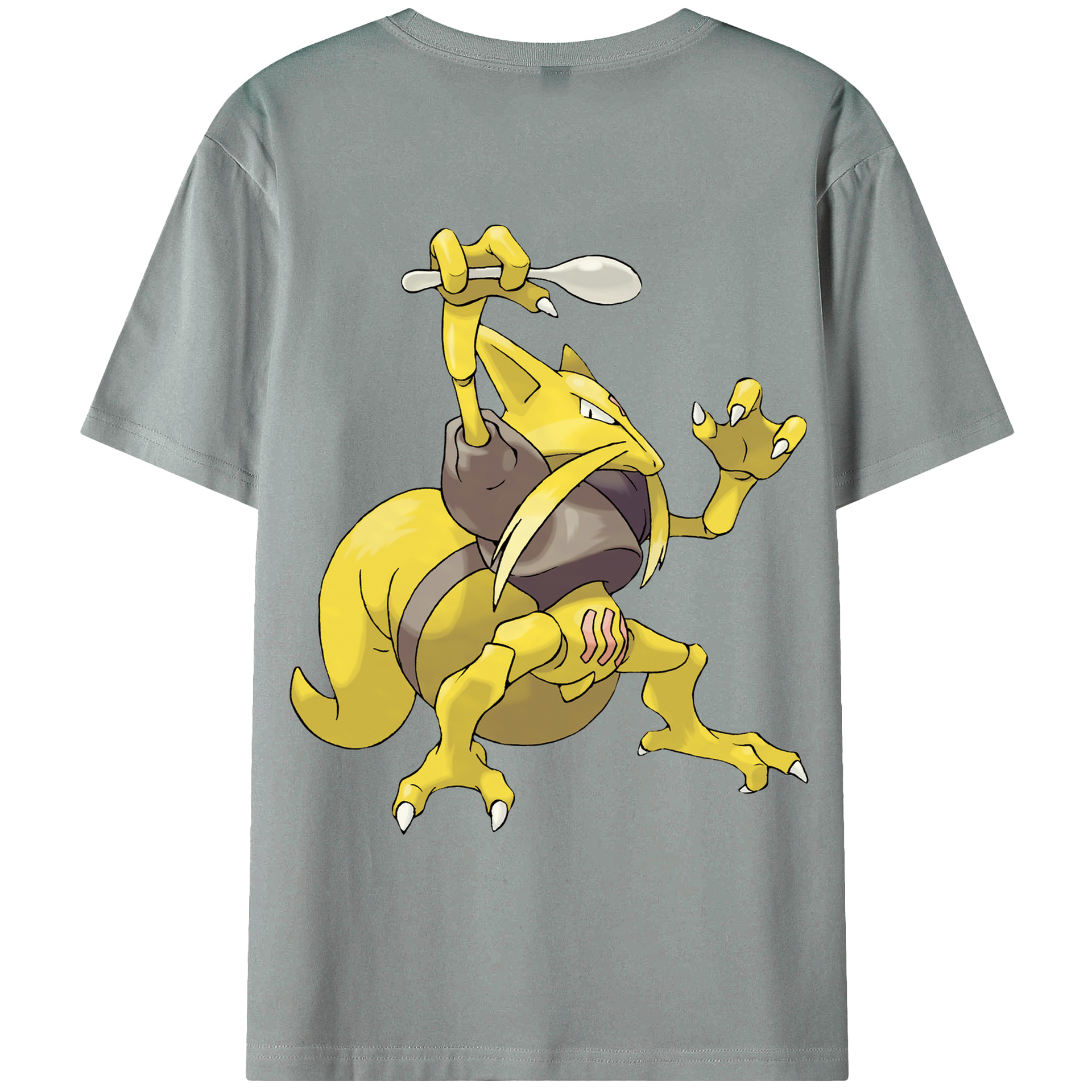 （画像用） ポケットモンスター Pokémon 綿100％ メンズ半袖Tシャツ（バックプリント） 通気性